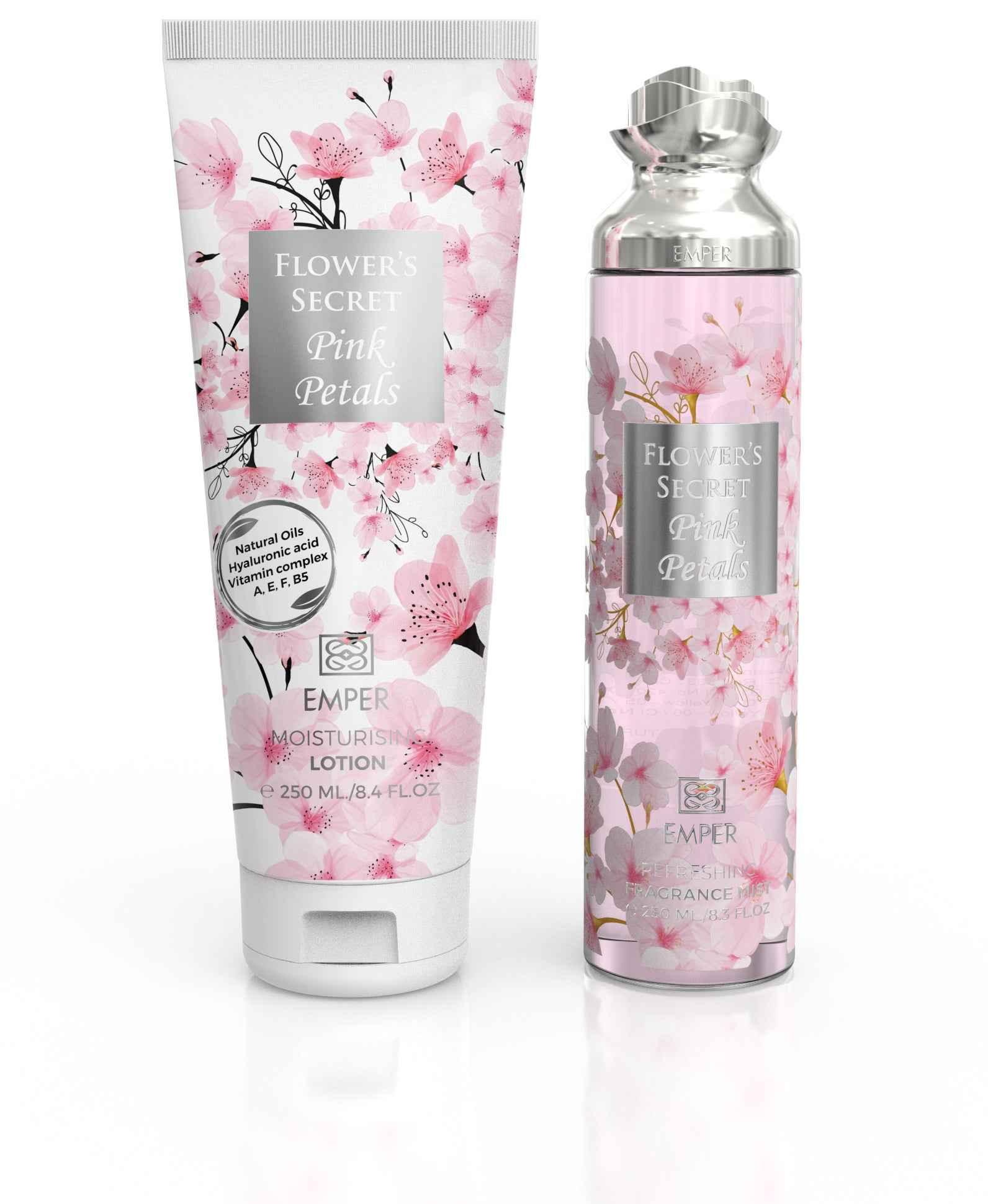 Flower’s Secret Gift Set – Pink Petals - Emper Perfumes