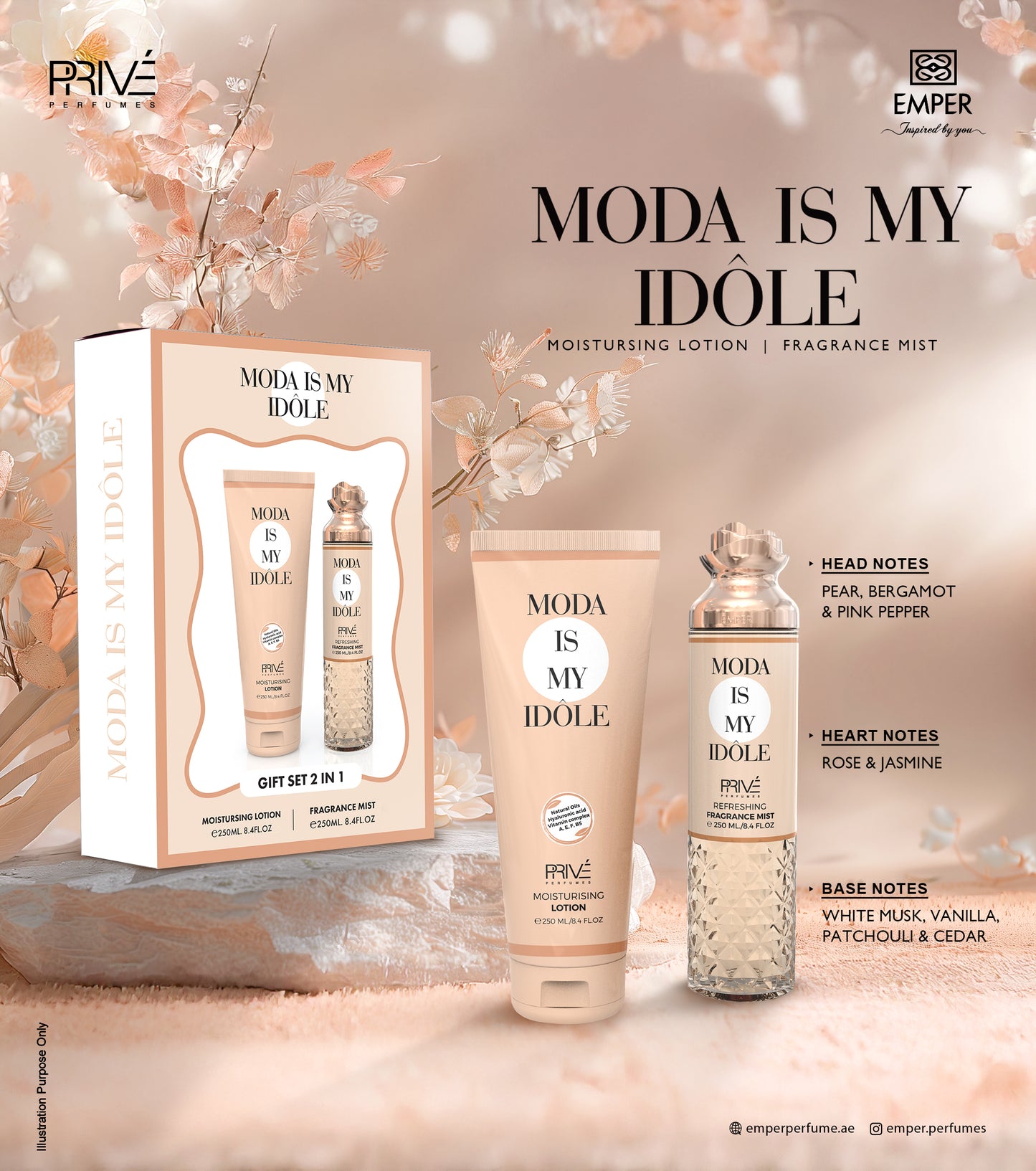 2 in 1 Gift Set Moda Is My Idole