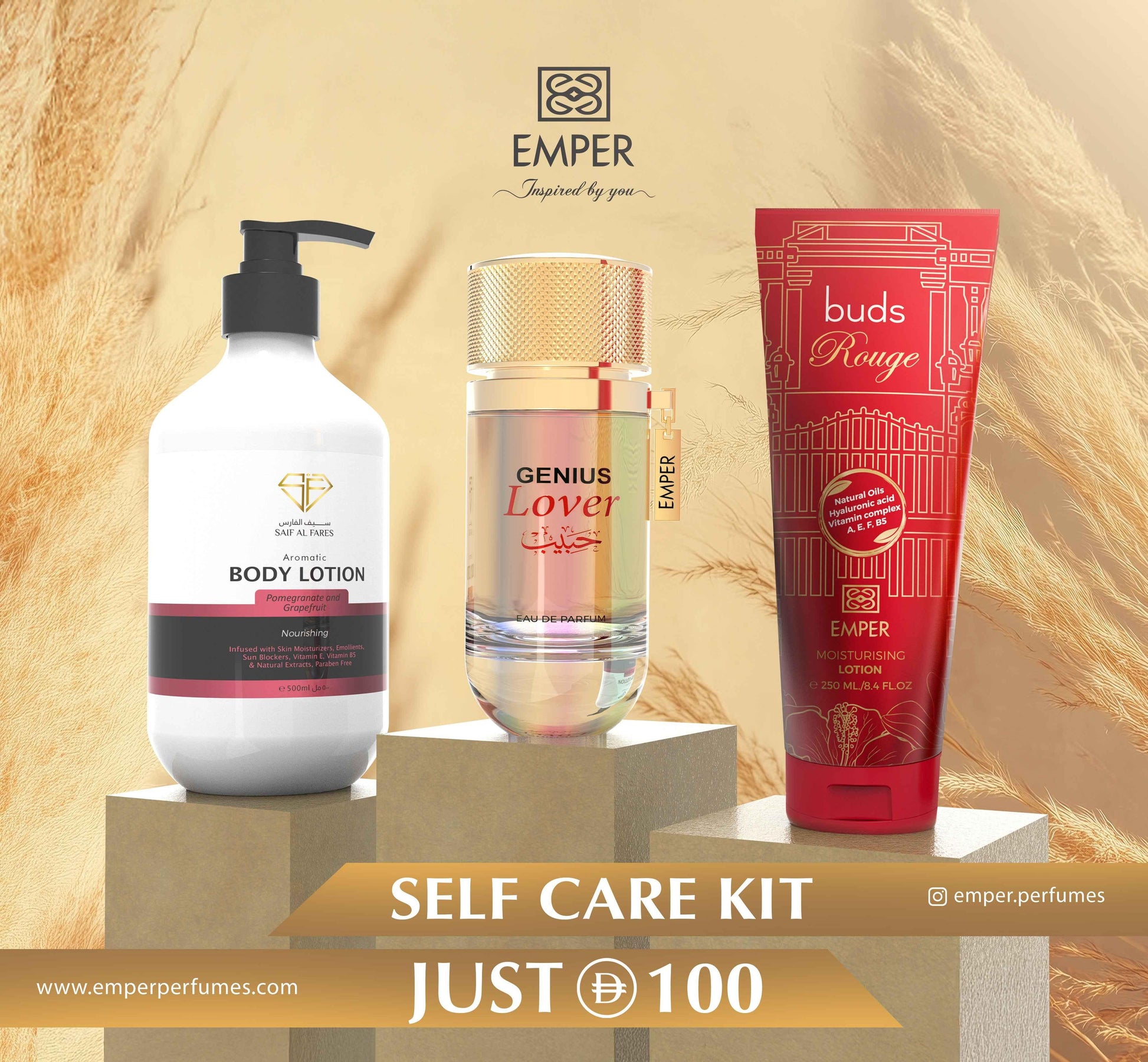 Self-Care Kit for Her - Emper Perfumes