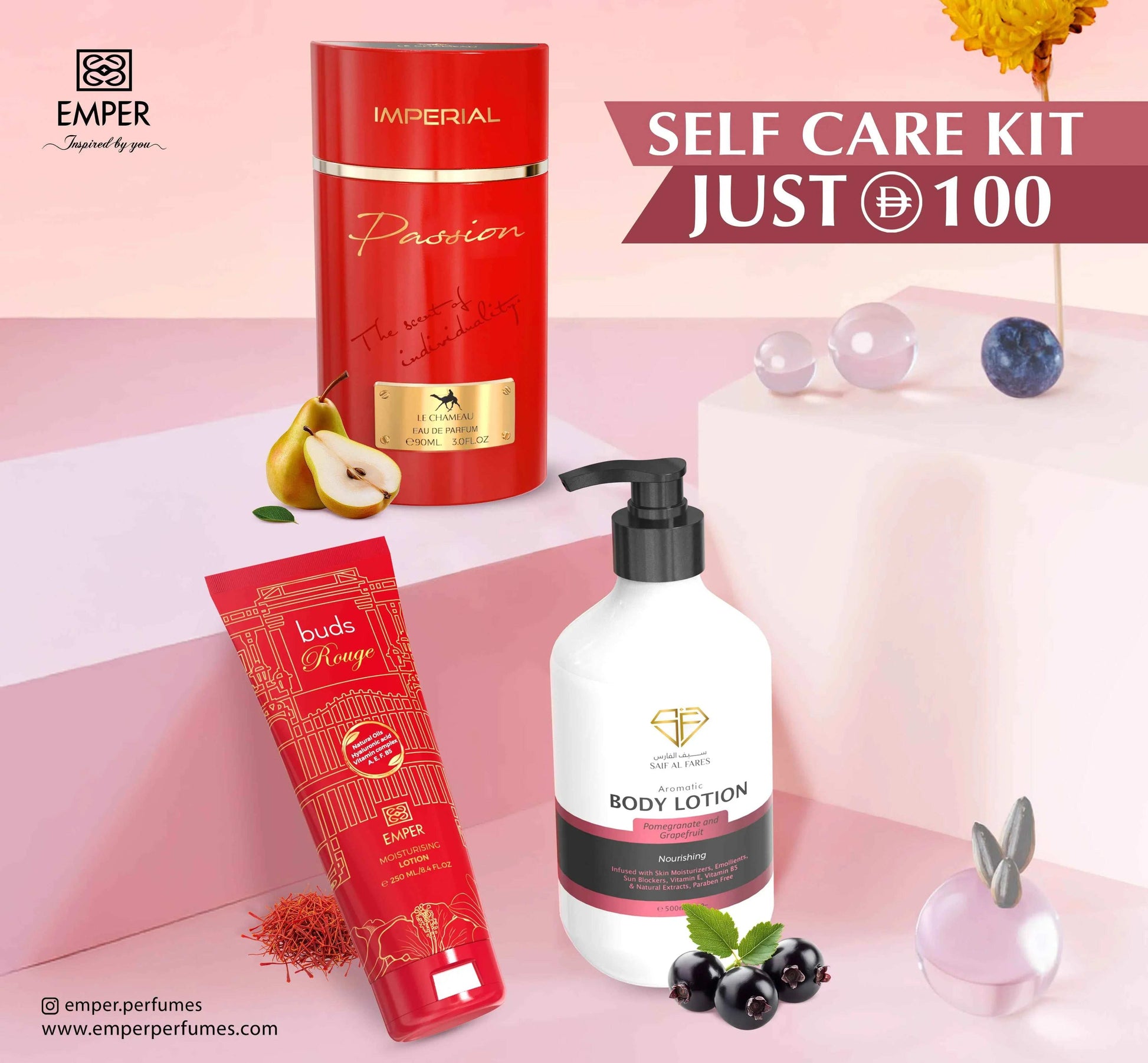 Self-Care Kit for Her - Emper Perfumes