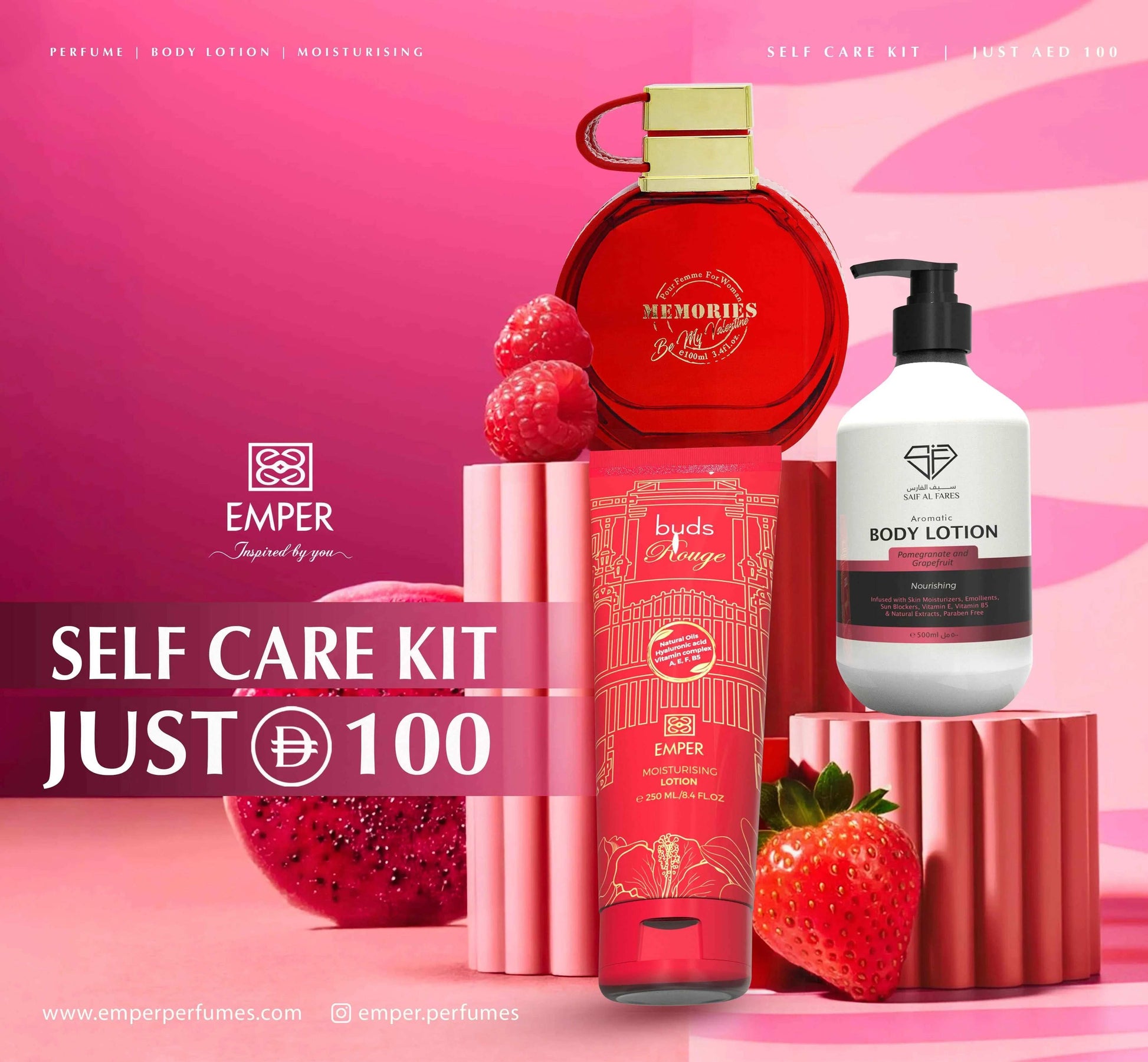 Self-Care Kit for Her - Emper Perfumes