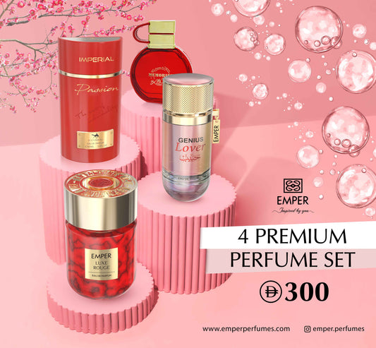Premium Perfume Kit of 4