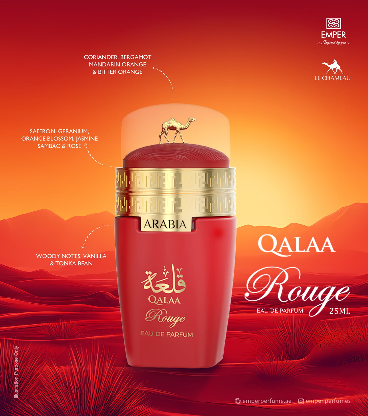 Arabia Qalaa Rouge (25 ML)
