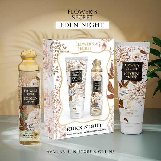 Flower’s Secret Gift Set – Eden Night - Emper Perfumes