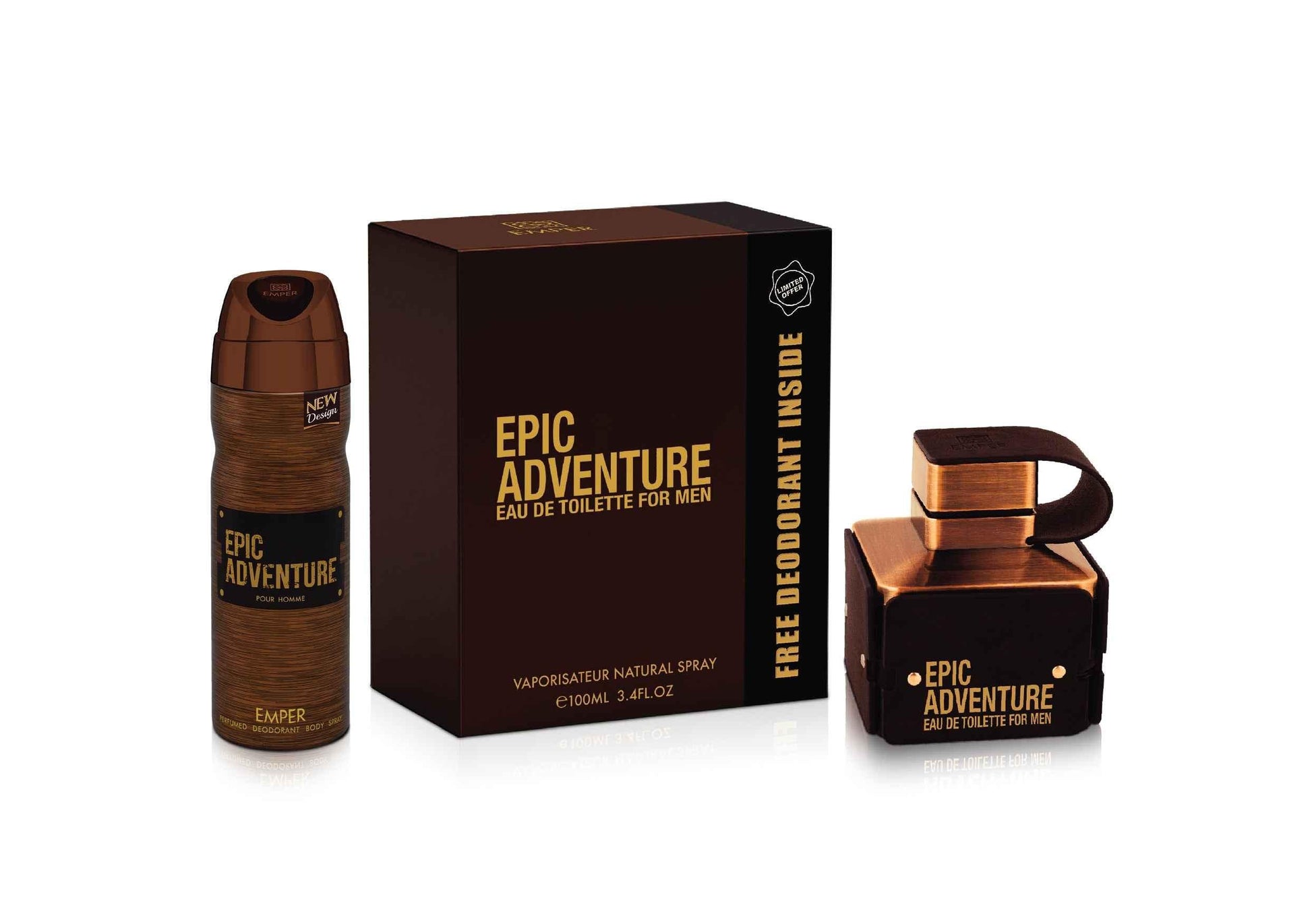 2 in 1 Gift Set by Epic Adventure - Emper Perfumes
