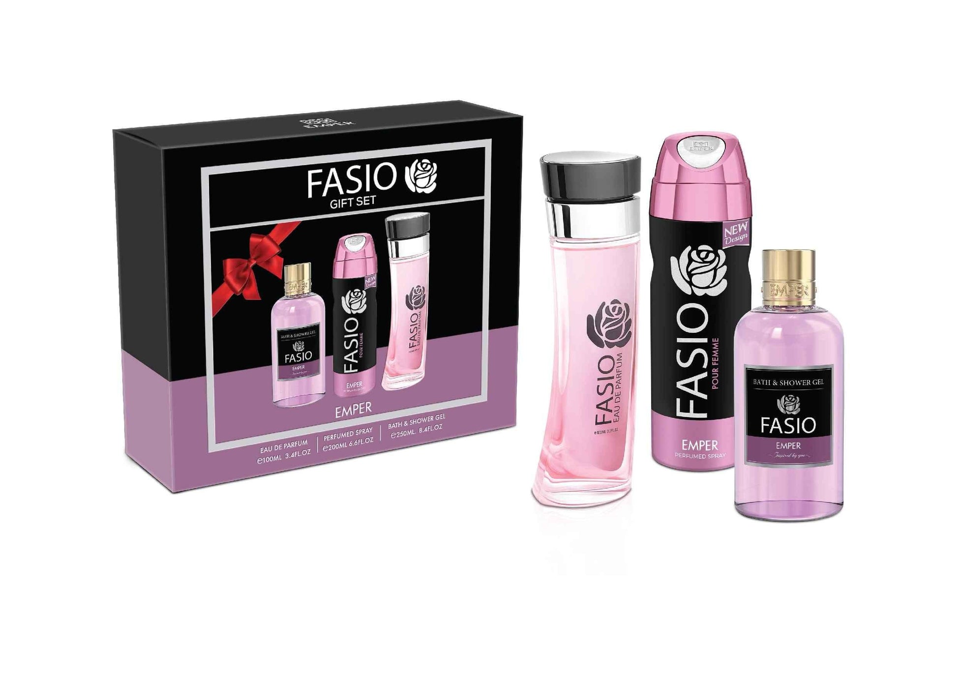 3 in 1 Gift Set by Fasio - Emper Perfumes
