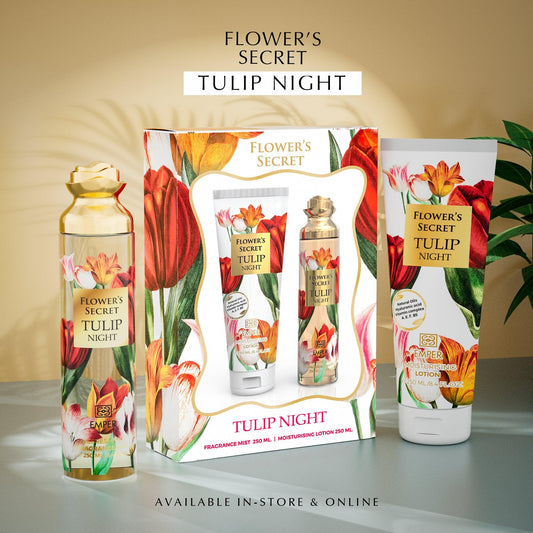 Flower’s Secret Gift Set – Tulip Night - Emper Perfumes